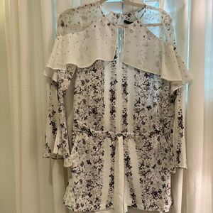 BCBG Floral Romper